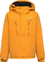 Storm Hardshell Jacket Kids Moss 86/92 Sport Shell Clothing Shell Jacket Yellow ISBJÖRN Of Sweden