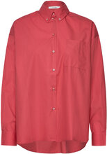 Bethany Lilly Wide Blouse Tops Shirts Long-sleeved Red IVY OAK