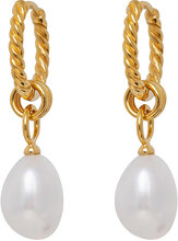 Ix Ocean Pearl Earrings Örhänge Smycken Gold IX Studios
