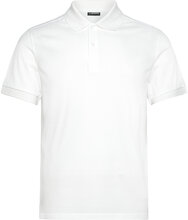 Troy Pique Polo Shirt Designers Polos Short-sleeved White J. Lindeberg