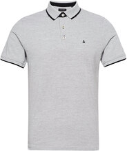 Jjepaulos Polo Ss Noos Tops Polos Short-sleeved Grey Jack & J S