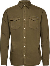 Jjesheridan Shirt L/S Noos Tops Shirts Casual Green Jack & J S