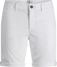Jpstbowie Jjshorts Solid Sn Bottoms Shorts Chinos Shorts White Jack & J S