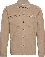 Jjejay Overshirt Corduroy L/S Overshirts Beige Jack & J S*Betinget Tilbud