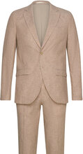 Jprriviera Linen Suit Slim Fit Sn Kostym Beige Jack & J S