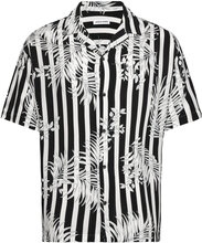 Jjjeff Resort Aop Shirt Ss Tops Shirts Short-sleeved Black Jack & J S