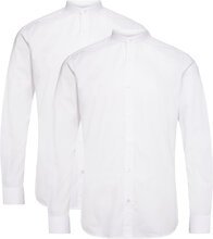 Jjjoe Shirt Ls Mao 2Mp Tops Shirts Casual White Jack & J S