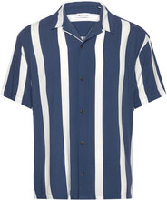 Jjjeff Resort Stripe Shirt Ss Relaxed Tops Shirts Short-sleeved Blue Jack & J S
