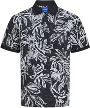 Jorlafayette Aop Ss Polo Tops Polos Short-sleeved Black Jack & J S