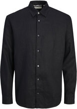 Jprcclawrence Linen Shirt L/S Sn Tops Shirts Linen Shirts Black Jack & J S