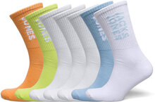 Jacframe Logo Tennis Sock 7 Pack Underwear Socks Regular Socks Green Jack & J S