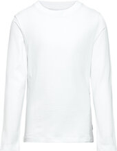 Jjeorganic Basic Tee Ls O-Neck Jnr Tops T-shirts Long-sleeved T-Skjorte White Jack & J S