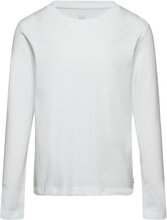 Jjeorganic Basic Tee Ls O-Neck Mni Tops T-shirts Long-sleeved T-Skjorte White Jack & J S