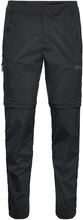 Glastal Zip Away Pants M Sport Sport Pants Black Jack Wolfskin