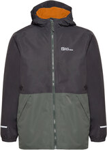 Snowy Days Jacket K Sport Jackets & Coats Winter Jackets Khaki Green Jack Wolfskin