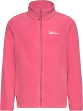 Taunus Jacket K Sport Fleece Outerwear Fleece Jackets Pink Jack Wolfskin