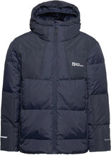 Actamic Down Jacket K Sport Jackets & Coats Puffer & Padded Navy Jack Wolfskin