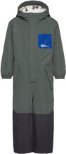 Gleely 2L Ins Overall K Sport Coveralls Snow-ski Coveralls & Sets Green Jack Wolfskin