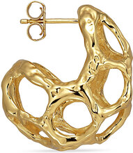 Chunky Space Earring Øredobber Smykker Gull Jane Koenig*Betinget Tilbud