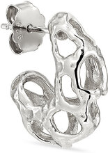 Small Chunky Space Earrings Øredobber Smykker Sølv Jane Koenig*Betinget Tilbud