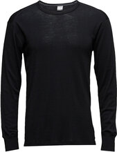 Jbs T-Shirt Long Sleeve Wool Tops T-shirts Long-sleeved Black JBS