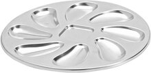 Oyster Plate Stainless Steel Home Kitchen Kitchen Tools Other Kitchen Tools Sølv Jean Dubost*Betinget Tilbud