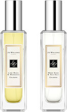 Scent Pairing Duo Lime Basil & Mandarin + Wood Sage & Sea Salt Parfume Sæt Nude Jo Mal London