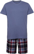 Pyjama Short Knit Pyjamas Blue Jockey