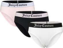 Juicy Couture Briefs 3Pk Hanging Night & Underwear Underwear Panties Multi/patterned Juicy Couture