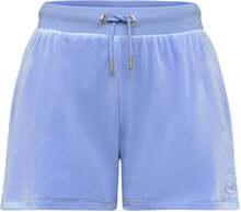 Tonal Embro Velour Short Bottoms Shorts Blue Juicy Couture