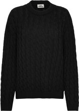 Cable Knit Sweater Designers Knitwear Jumpers Black Julie Josephine