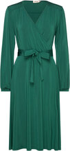 Annie Dress Green Dresses Wrap Dresses Grønn Jumperfabriken*Betinget Tilbud