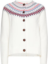 Joelle Cotton Tops Knitwear Cardigans White Jumperfabriken