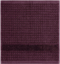 Check Vaskeklud 30X30 Cm Home Textiles Bathroom Textiles Towels & Bath Towels Face Towels Purple Juna