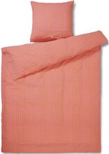 Bæk&Bølge Påslakanset 150X210 Cm Pink/Orange Se Home Textiles Bedtextiles Bed Sets Coral Juna