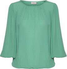 Kawilma Blouse Tops Blouses Long-sleeved Green Kaffe