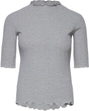 Candacekb Ss Tee T-shirts & Tops Short-sleeved Grå Karen By Simonsen*Betinget Tilbud
