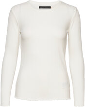 Candacekb Ck Ls T-shirts & Tops Long-sleeved Hvit Karen By Simonsen*Betinget Tilbud
