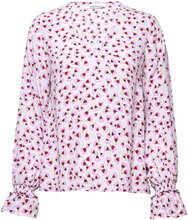 Esmekb Blouse Tops Blouses Long-sleeved Multi/patterned Karen By Simonsen