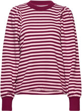 Eviakb Sweat Blouse Tops T-shirts & Tops Long-sleeved Purple Karen By Simonsen