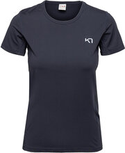 Nora Tee T-shirts & Tops Short-sleeved Marineblå Kari Traa*Betinget Tilbud