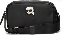 K/Ikonik 2.0 Nylon Camera Bag Designers Crossbody Bags Black Karl Lagerfeld