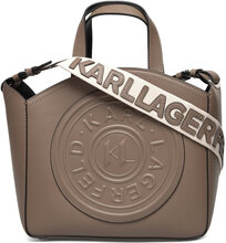 K/Circle Sm Tote Patch Bags Crossbody Bags Brun Karl Lagerfeld*Betinget Tilbud