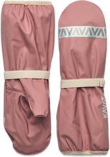 Roxen Mittens Pu Accessories Gloves & Mittens Rain Gloves Pink Kavat