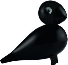 Sangfugl Ravn Home Decoration Decorative Accessories-details Wooden Figures Black Kay Bojesen