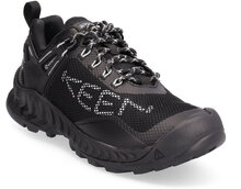 Ke Nxis Evo Wp W-Black-Cloud Blue Shoes Sport Shoes Outdoor/hiking Shoes Svart KEEN*Betinget Tilbud