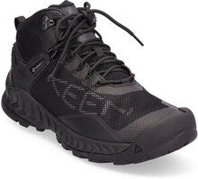 Ke Nxis Evo Mid Wp M-Triple Black Sport Sport Shoes Outdoor-hiking Shoes Black KEEN