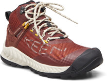 Ke Nxis Evo Mid Wp W-Andorra-Golden Yellow Sport Sport Shoes Outdoor-hiking Shoes Burgundy KEEN