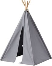 Tipi Tent Mini Grey Toys Play Tents & Tunnels Play Tent Grey Kid's Concept