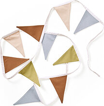 Bunting Brown Home Kids Decor Decoration Accessories-details Multi/patterned Kid's Concept